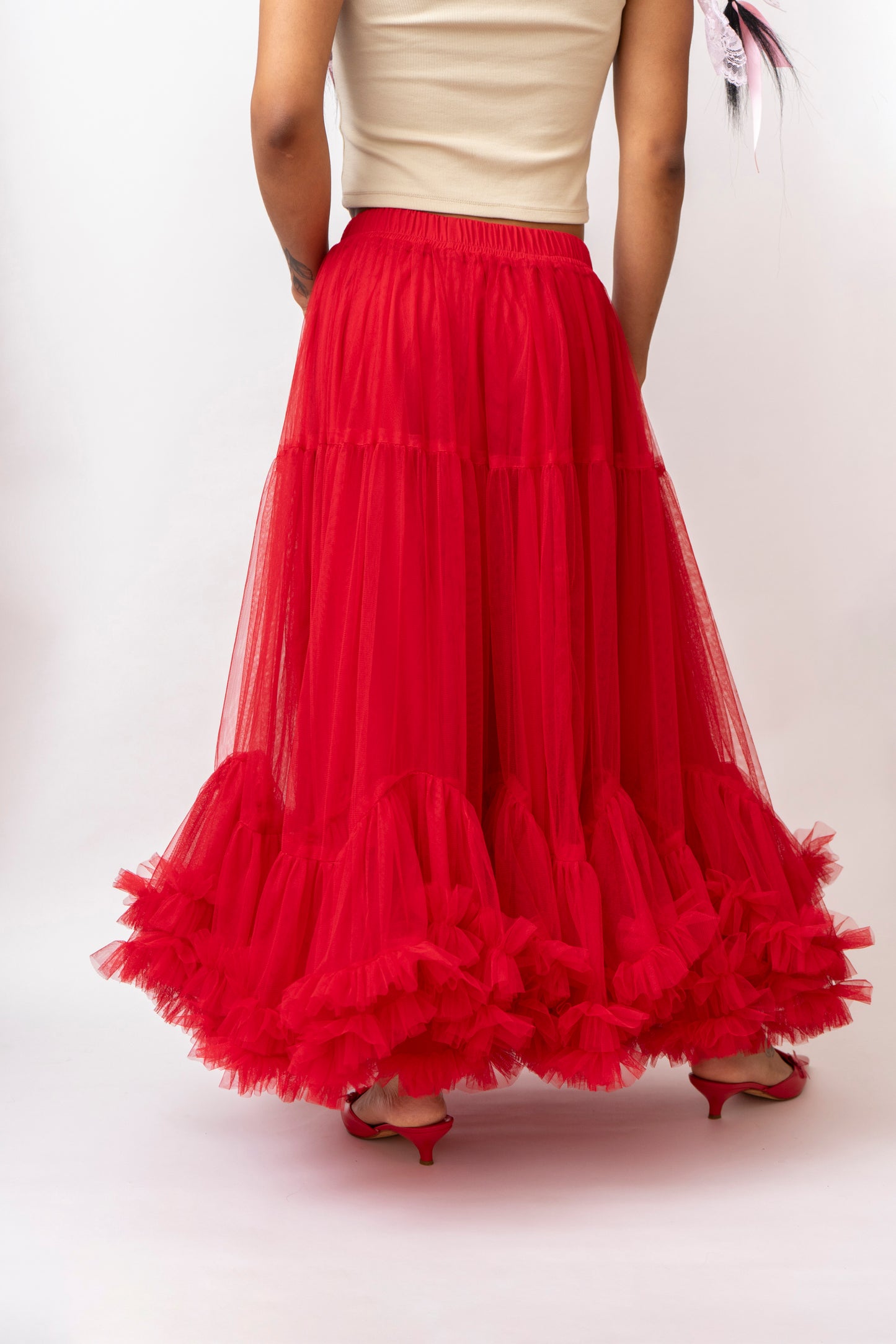 Fran Billowing Tulle Skirt