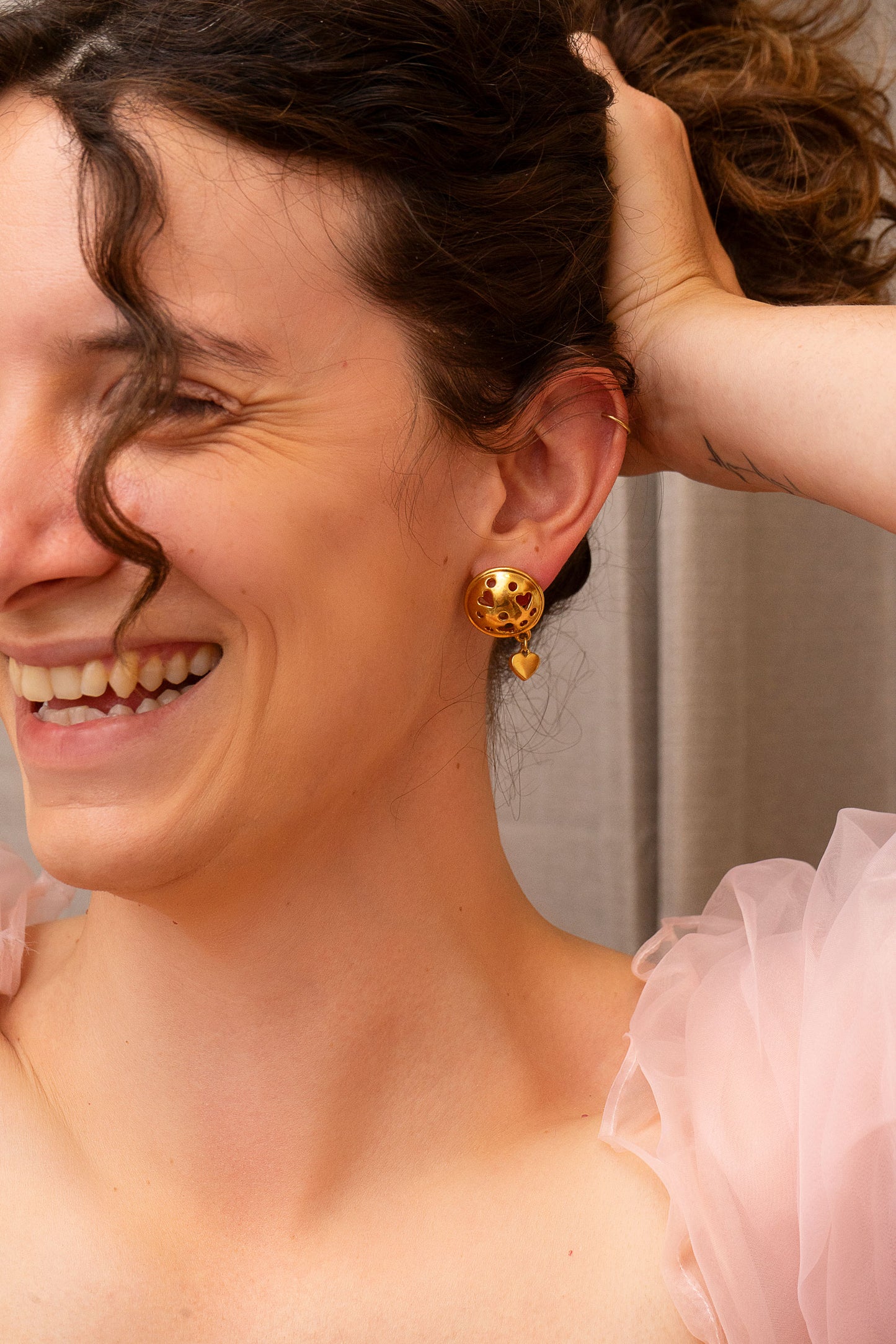 In Love Vintage Clip On Earrings