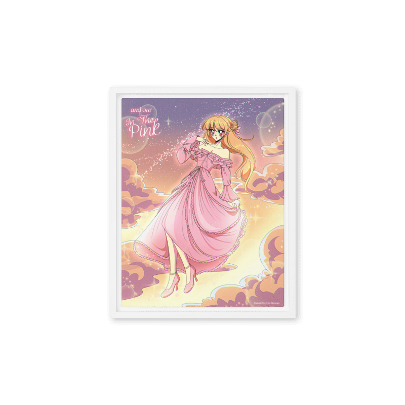 In The Pink 5th Anniversary Framed Art Print