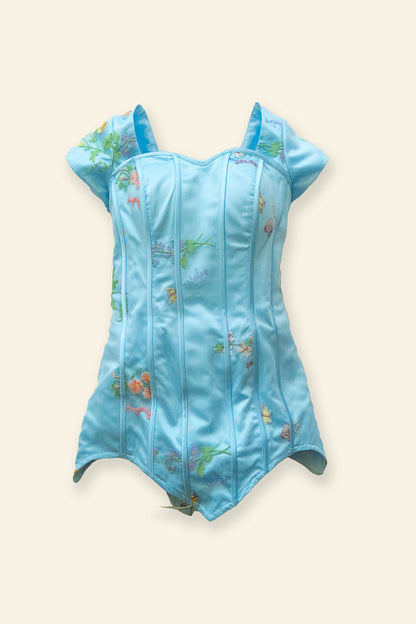 Under The Flower Soft Bone Sleeved Corset and Skirt Set (Freddie x And Our Label)
