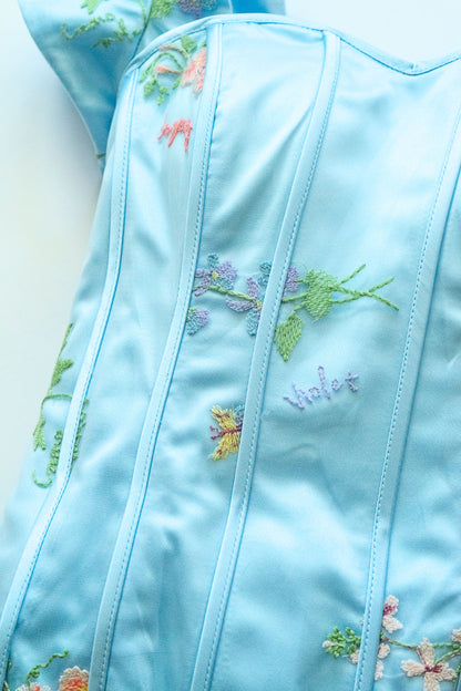 Under The Flower Soft Bone Sleeved Corset and Skirt Set (Freddie x And Our Label)