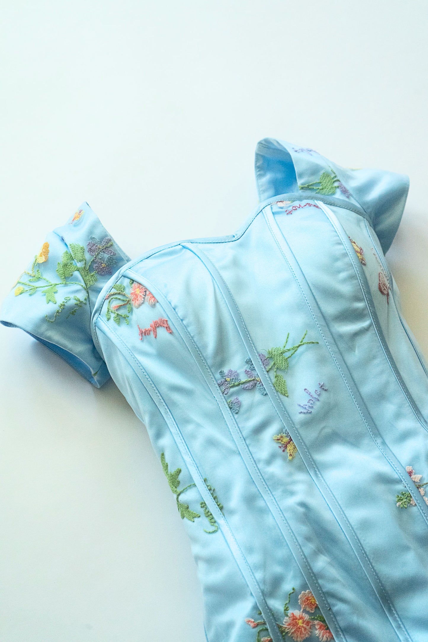 Under The Flower Soft Bone Sleeved Corset and Skirt Set (Freddie x And Our Label)