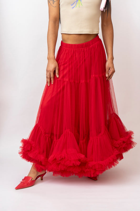 Fran Billowing Tulle Skirt