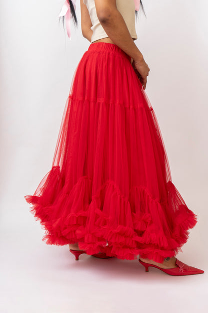 Fran Billowing Tulle Skirt