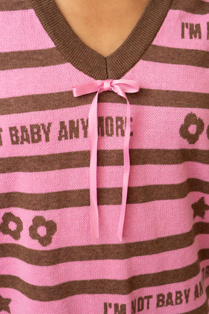 Not Baby Anymore Lightweight Sweater Vest