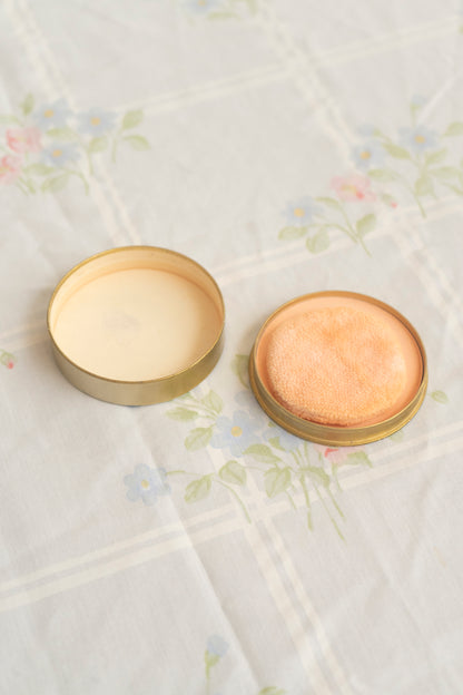 Vintage AVON Powder-Pak Pink Rose Blush Compact
