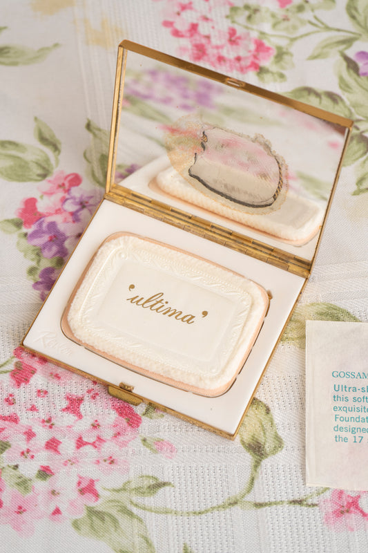 Vintage Ultima Pink Face Setting Powder by Revlon