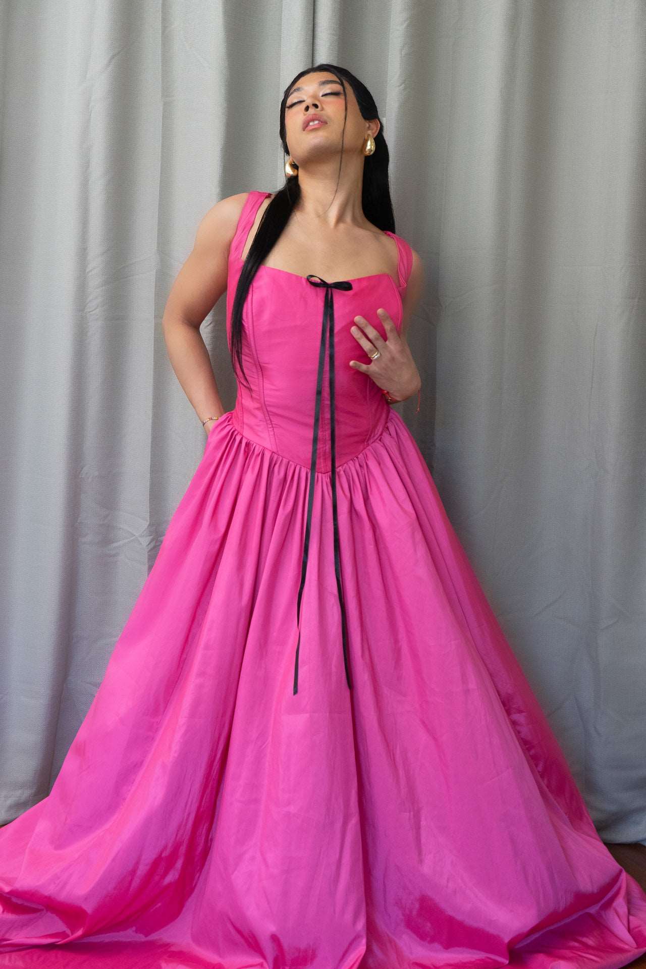 Finale Shocking Magenta Dress