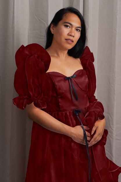 Pillow Dream Blood Red Tulle Dress