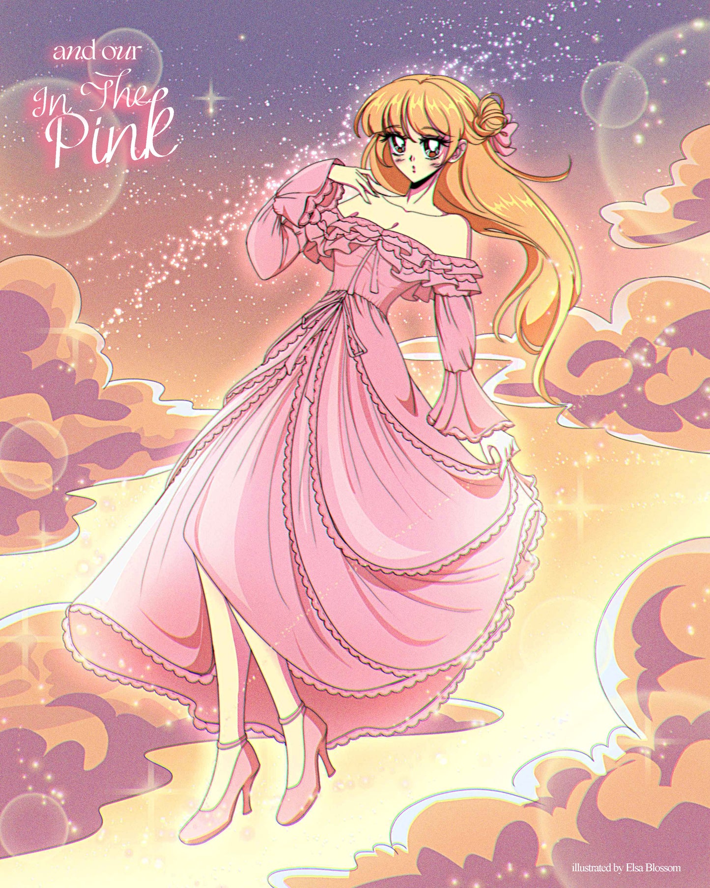 In The Pink 5th Anniversary Framed Art Print